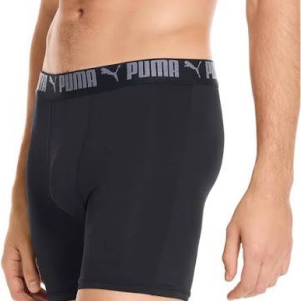 PUMA 5PK Performance Boxer Briefs Multicolor MED 32-34 Waist NWT